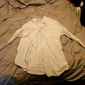 Uniqlo Linen Button Down Shirt